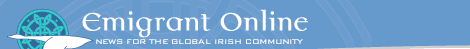 Irish emigrant logo